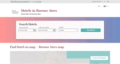 Desktop Screenshot of bestbuenosaireshotels.com