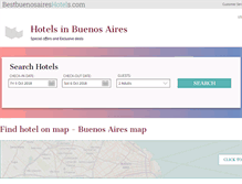 Tablet Screenshot of bestbuenosaireshotels.com